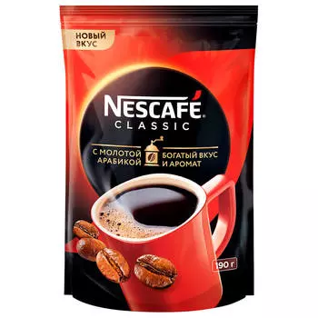 Кофе Nescafe Classic 190г м/у