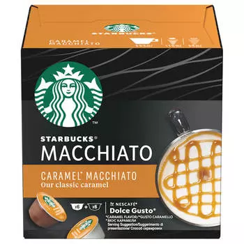 Кофе Starbucks 12 капсул карамель Macchiato Dolce Gusto