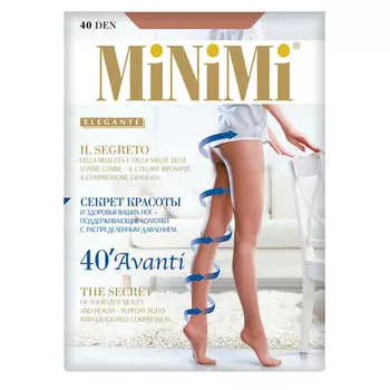 Колготки MiNiMi аванти 40 ден неро р.2