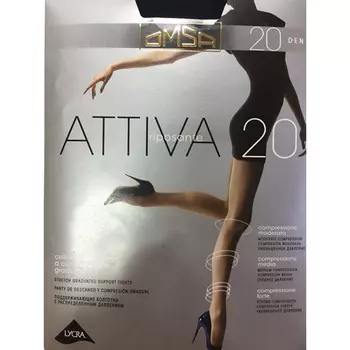 Колготки Omsa аттива 20 ден неро р.5