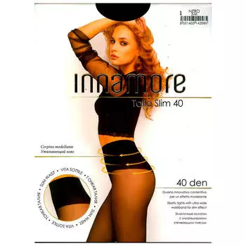 Колготки женские Innamore талия Slim 40 ден неро р. 4