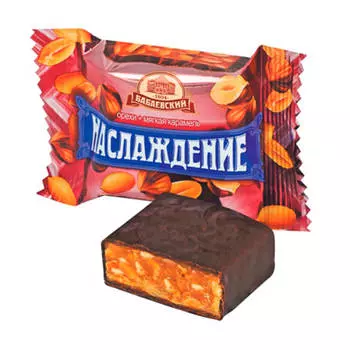 Конфеты наслаждение с мягкой карамелью Красный Октябрь