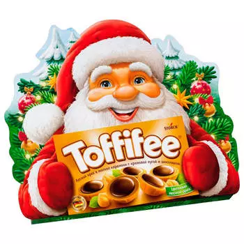 Конфеты Toffifee санта голова 125г шторк