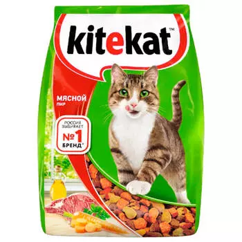 Корм для кошек Kitekat 350г мясной пир