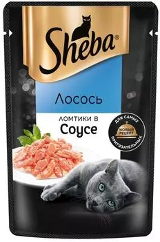 Корм для кошек Sheba 75 г ломтики в соусе лосось