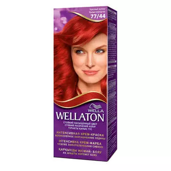 Краска для волос Wellaton 77/44 красный вулкан