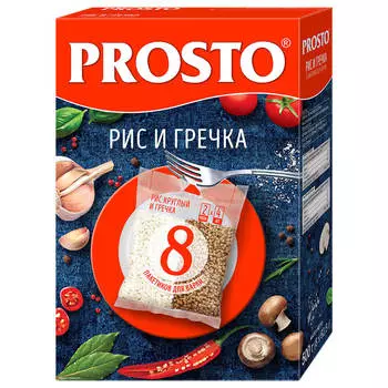 Крупа рис+гречневая Prosto 8пак*62,5г