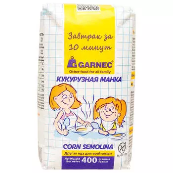 Крупка Гарнец 400г кукурузная манка