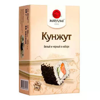 Кунжут Mayumi 60г белый и черный