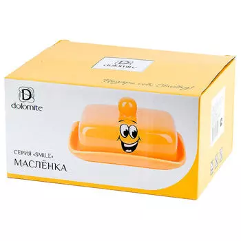Масленка 17*12,5*8,5см Доломит смайл керамика l2520876