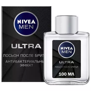 Лосьон после бритья Nivea 100мл ультра антибактериальный уход