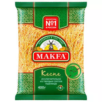 Макароны MAKFA 400 г лапша для кеспе