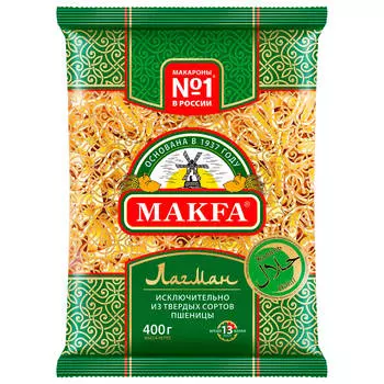 Макароны MAKFA 400 г лапша для лагмана