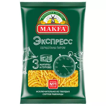 Макароны MAKFA 400г спиральки экспресс