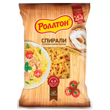 Макароны Роллтон спирали 450г