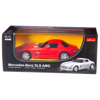 Машина Rastar Mercedes 1:24 sls amg красный р/у 19см 40100r