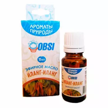 Масло эфирное OBSI 15мл иланг-иланг бм067