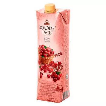 Морс Золотая Русь клюква 1л