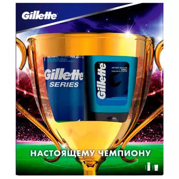 Набор подарочный Gillette пена для бритья 100мл+гель после бритья 75мл