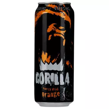 Напиток Gorilla тонизирующий с соком апельсина 0,45л б/алк