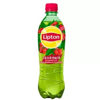 Напиток холодный чай Lipton 0,5л земляника и клюква пл/б