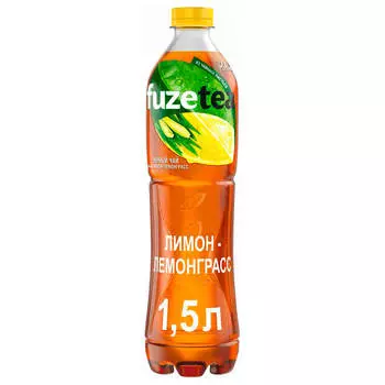 Напиток холодный Fuze Tea лимон-лемонграсс 1,5л пэт