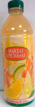 Напиток сокосодержащий Майская Хрустальная 1л цитрусовый микс пл/б