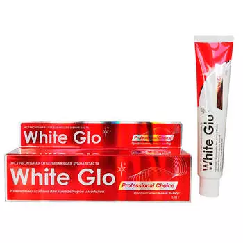 Зубная паста White Glo 100г отбеливающая профессиональный выбор