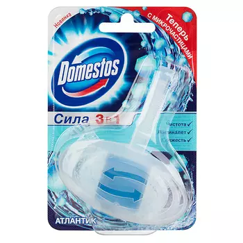 Освежитель для унитаза Domestos 40г атлантик корзина