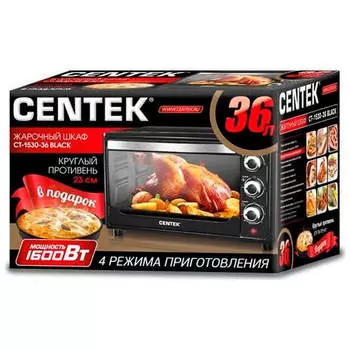 Жарочный шкаф Centek ct-1530-36 черный конвекция