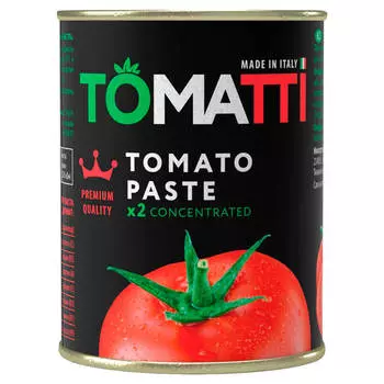 Паста томатная Tomatti 140г ж/б