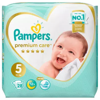 Подгузники Pampers Premium 28шт джуниор 11-16кг