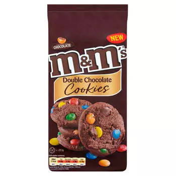 Печенье M&amp;M's Double Chocolate Cookies, 144 г