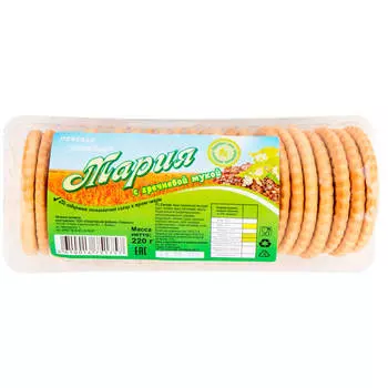 Печенье мария с гречневой мукой затяжное 220г кф покровск