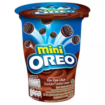 Печенье Oreo мини 61,3г шоколадный крем мондэлисс