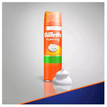 Пена для бритья Gillette 250мл фьюжен для чувствительной кожи