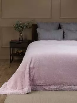 Плед мягкий мех buenas noches 220*240 розовый арт.78515