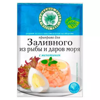 Приправа волшебное дерево 40 г для заливного из рыбы и даров моря с желатином