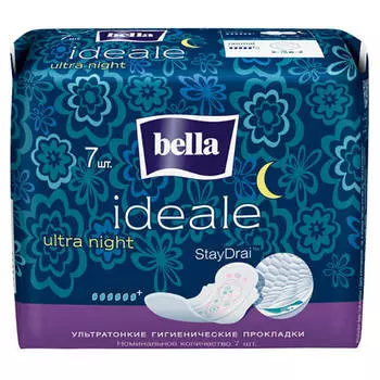 Прокладки Bella идеал 7шт ультра ночные