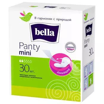 Прокладки ежедневные Bella Panty мини 30шт белая линия