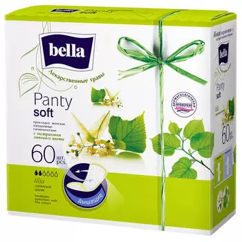 Прокладки ежедневные Bella Panty софт 60шт липовый цвет