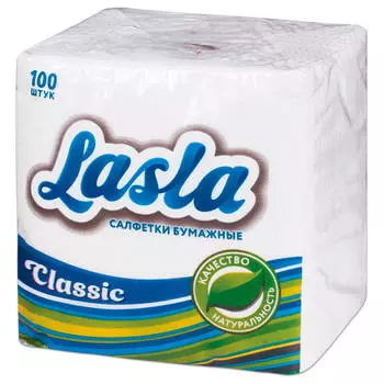 Салфетки бумажные Lasla Classic 100шт