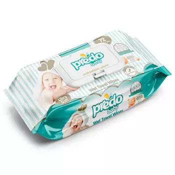 Салфетки влажные Predo Baby 72шт