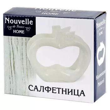 Салфетница 12*4.5*10см Nouvelle Home Naturel п/у фарфор 2632015