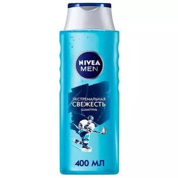 Шампунь Nivea 400мл экстремальная свежесть мужской