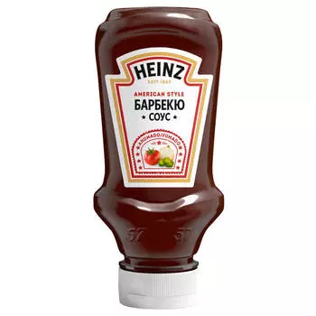 Соус Heinz 220г барбекью пл/бут перевертыш