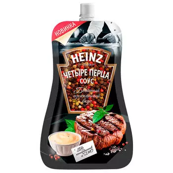 Соус Heinz 230г 4 перца дой-пак