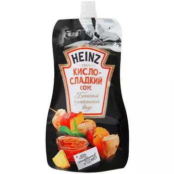 Соус Heinz 230г кисло-сладкий дой-пак