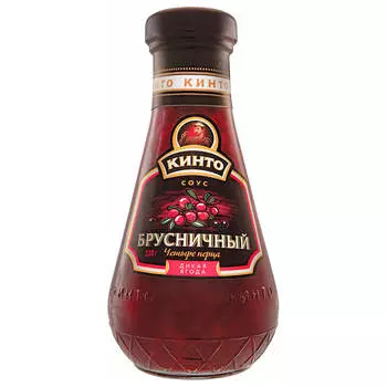 Соус Кинто 320г брусничный 4 перца ст/б