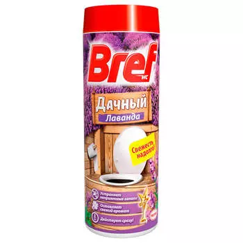 Средство для туалета Bref 450г дачный лаванда дезодорирующий